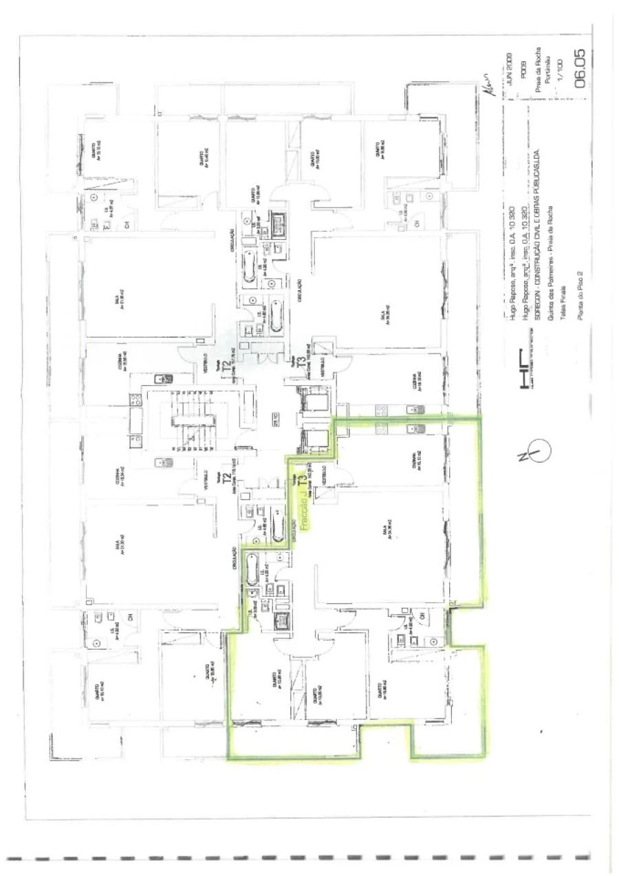 Apartamento T3 para Venda em Portimão Planta 1
