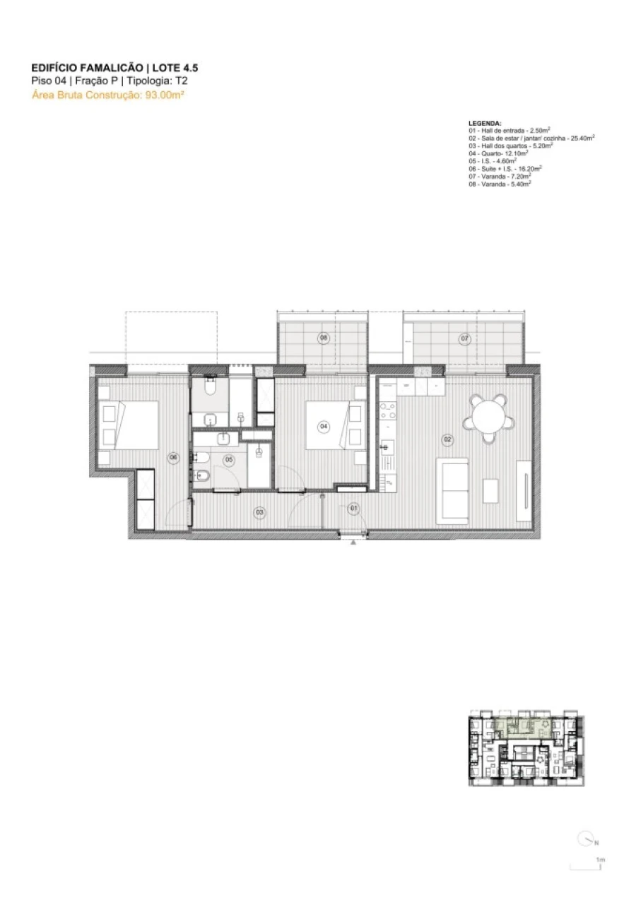 Apartamento T2 para Venda em Vila Nova de Famalicão e Calendário Foto 19