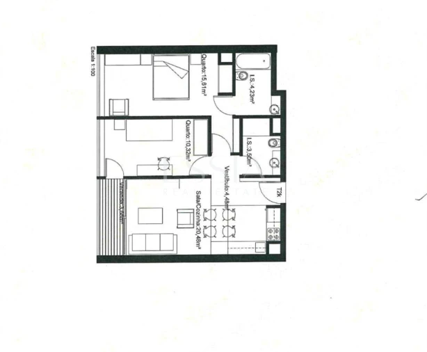 Apartamento T2 para Arrendamento em Campanhã Foto 34