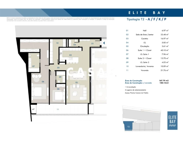 Apartamento T2 para Venda em Camara de Lobos Foto 19