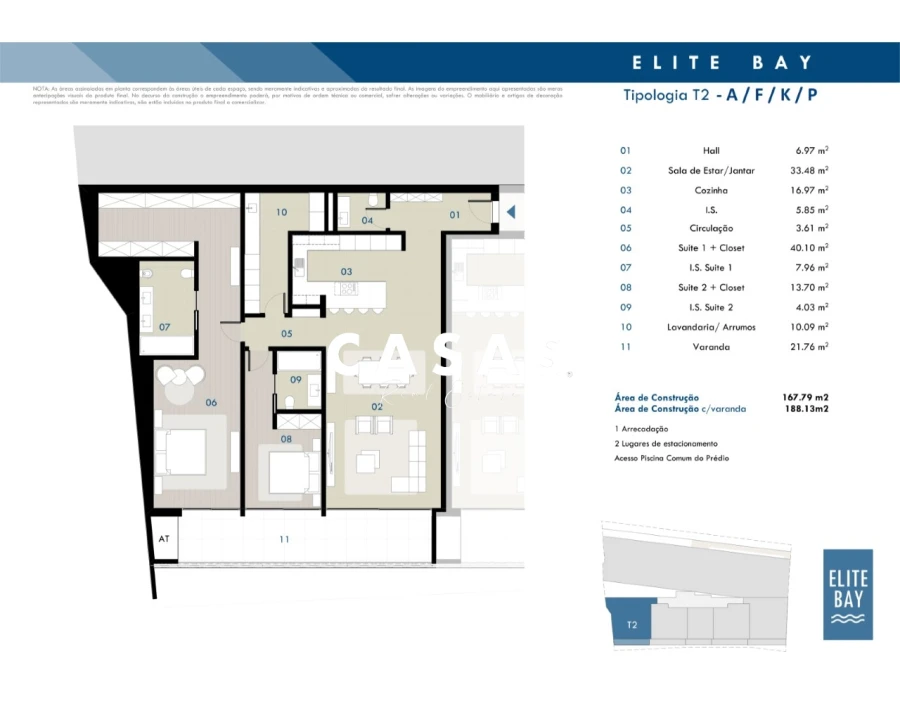 Apartamento T2 para Venda em Camara de Lobos Foto 19