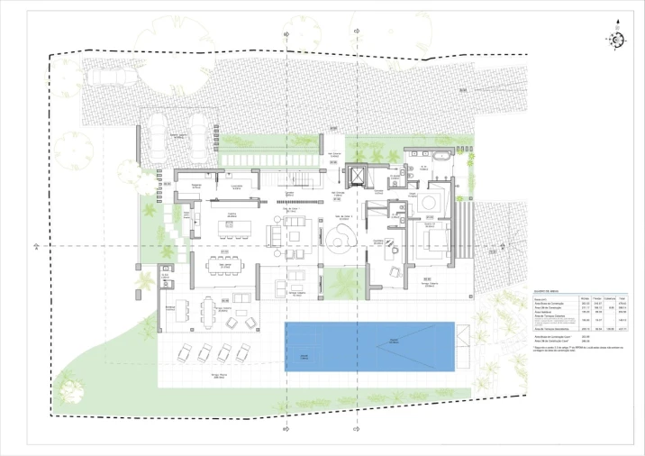 Moradia T6 para Venda em Quarteira Planta 1