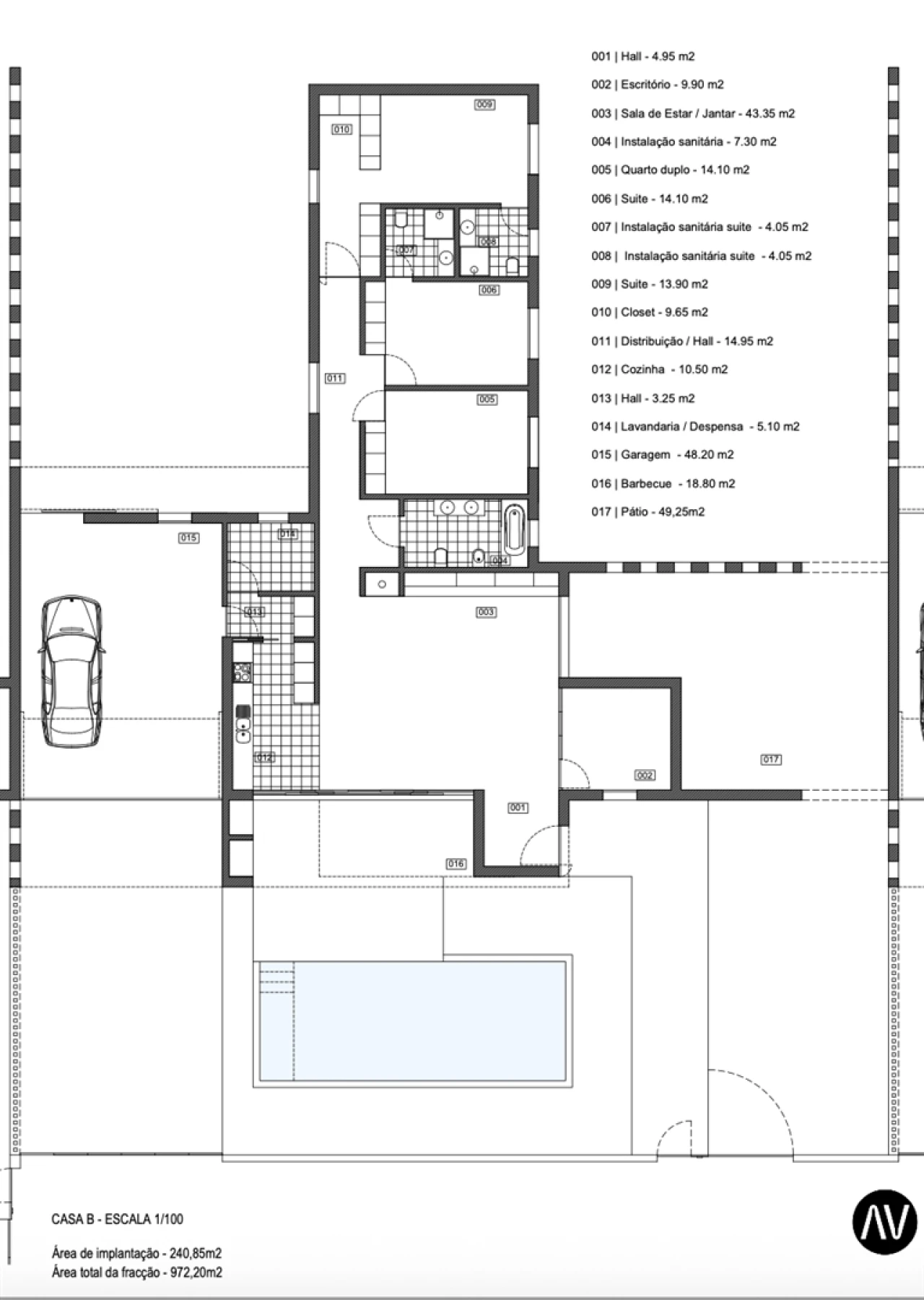 Moradia T3 para Venda em Coimbrão Planta 2