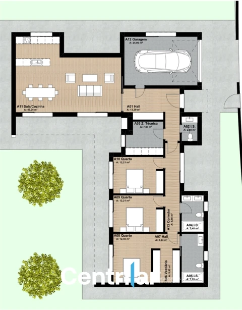 Moradia T3 para Venda em Lordosa