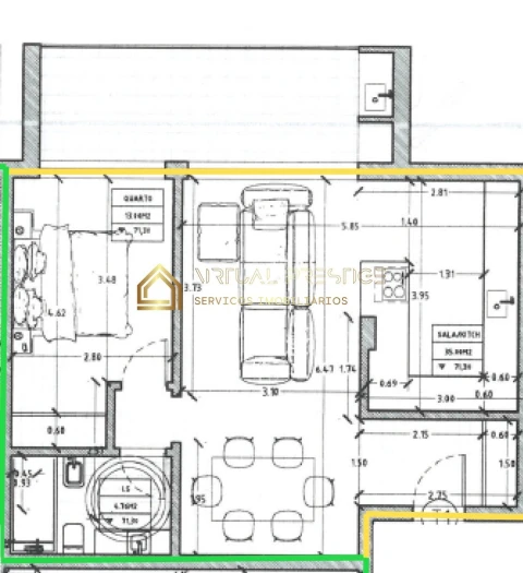 Apartamento T1 para Venda em Charneca de Caparica e Sobreda