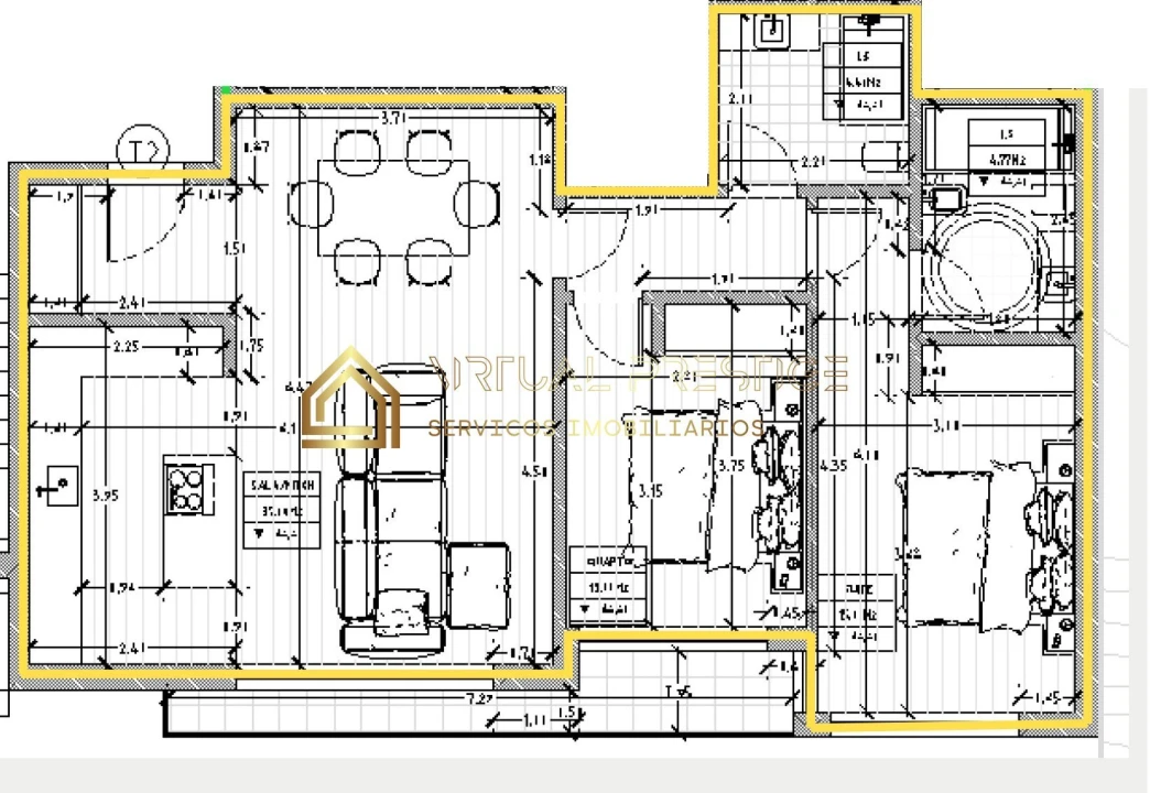 Apartamento T2 para Venda em Charneca de Caparica e Sobreda Foto 18