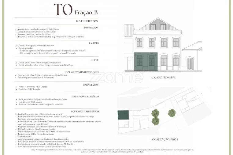 Apartamento T1 para Venda em Matosinhos e Leça da Palmeira Planta 2