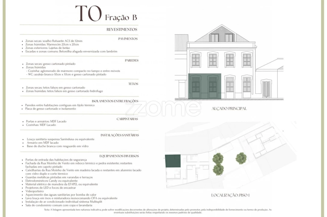 Apartamento T1 para Venda em Matosinhos e Leça da Palmeira Planta 2
