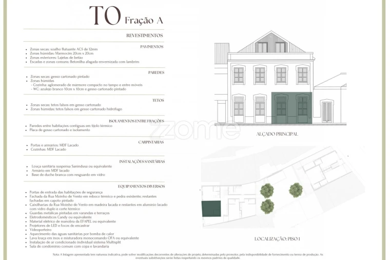 Apartamento T1 para Venda em Matosinhos e Leça da Palmeira Planta 2