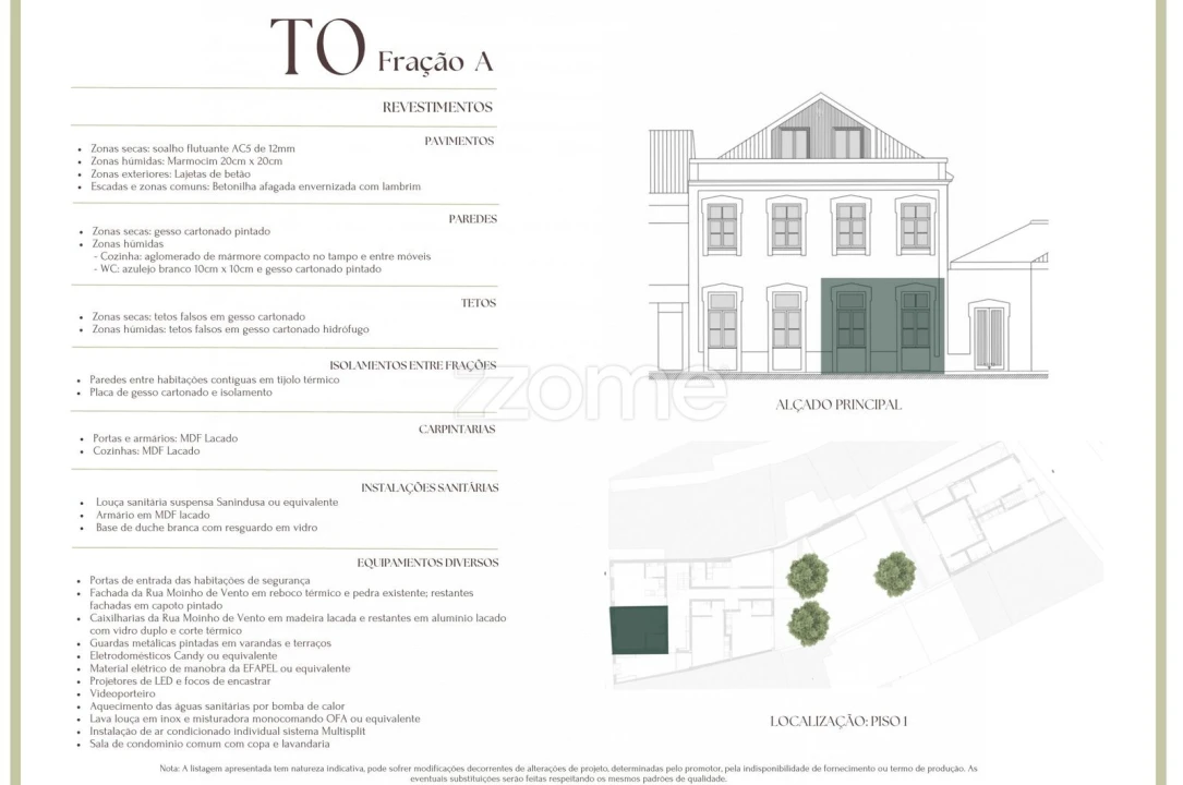 Apartamento T1 para Venda em Matosinhos e Leça da Palmeira Planta 2