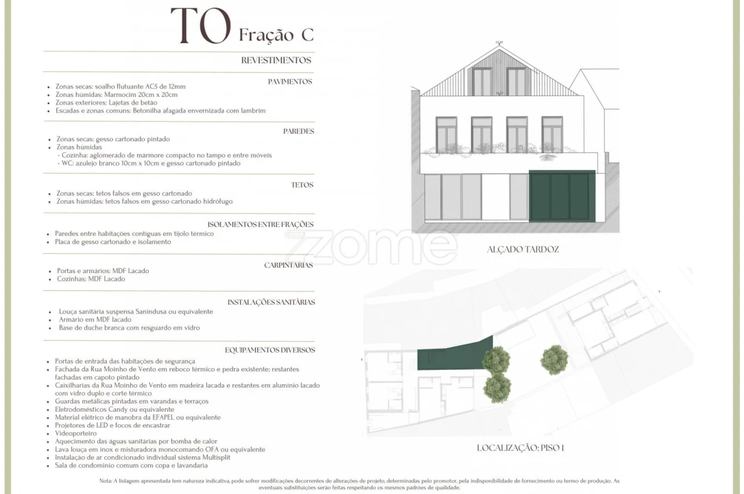 Apartamento T1 para Venda em Matosinhos e Leça da Palmeira Planta 2