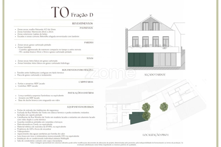 Apartamento T1 para Venda em Matosinhos e Leça da Palmeira Planta 2