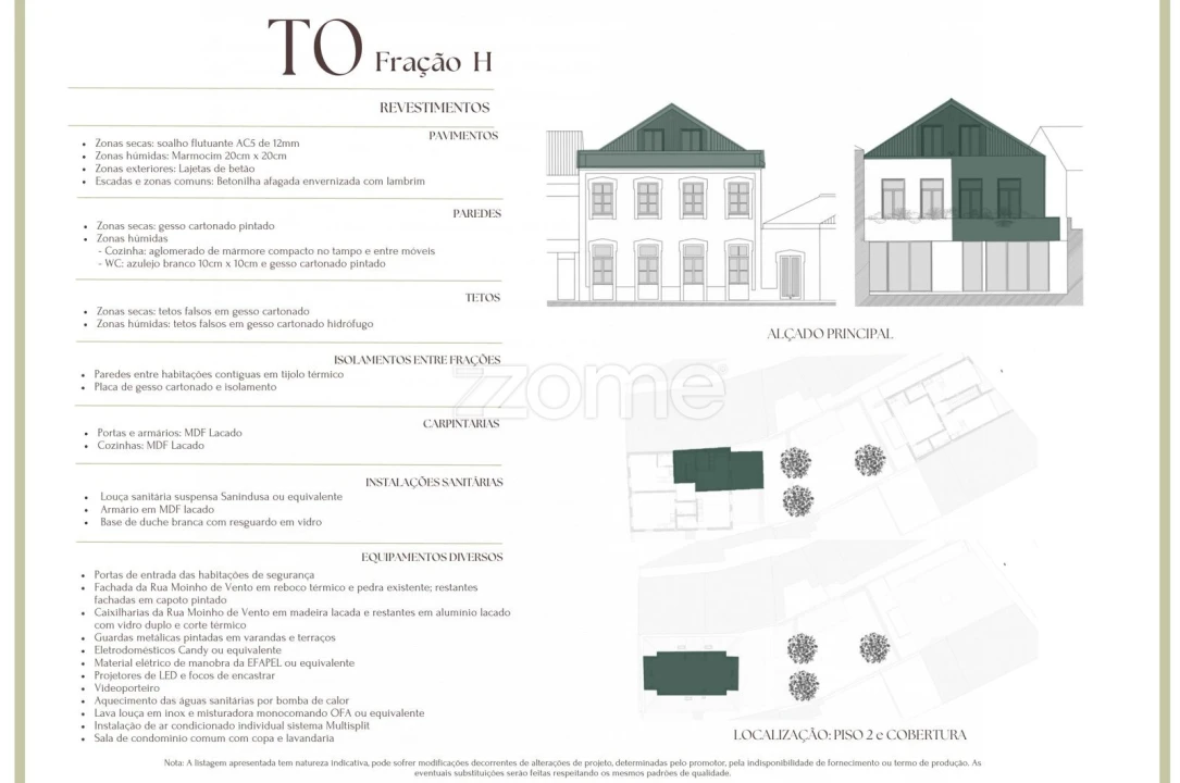Apartamento T1 para Venda em Matosinhos e Leça da Palmeira Planta 2