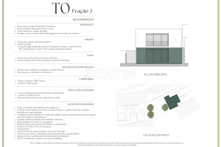 Apartamento T1 para Venda em Matosinhos e Leça da Palmeira Planta 2