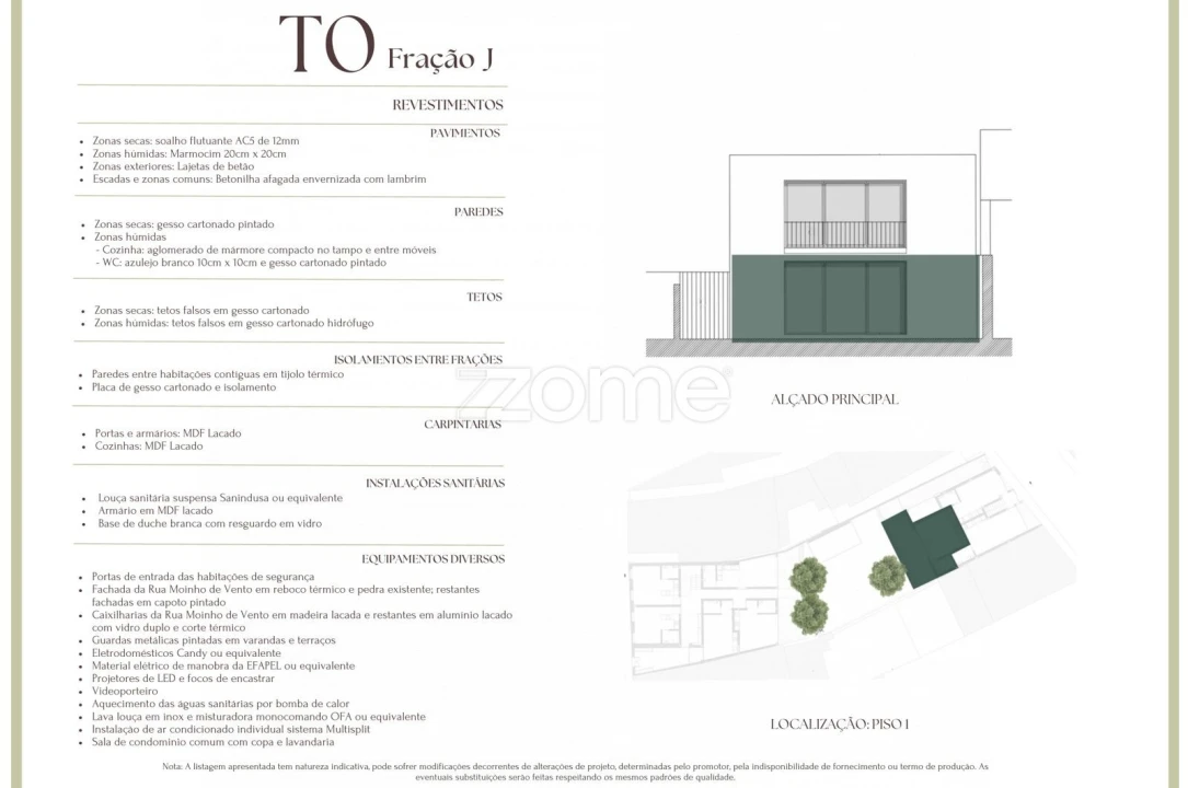 Apartamento T1 para Venda em Matosinhos e Leça da Palmeira Planta 2