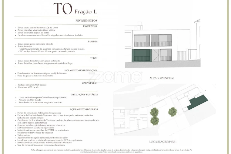 Apartamento T1 para Venda em Matosinhos e Leça da Palmeira Planta 2