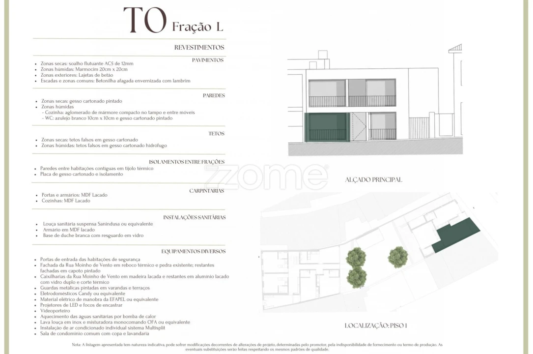 Apartamento T1 para Venda em Matosinhos e Leça da Palmeira Planta 2