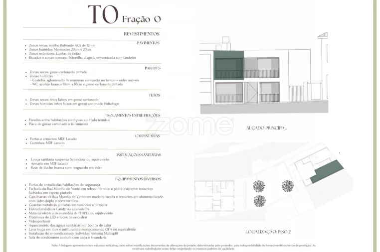 Apartamento T1 para Venda em Matosinhos e Leça da Palmeira Planta 2