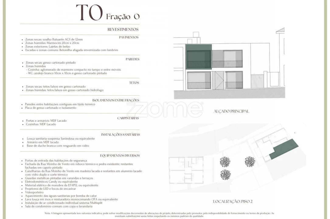 Apartamento T1 para Venda em Matosinhos e Leça da Palmeira Planta 2