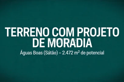 Terreno para Venda em Águas Boas e Forles