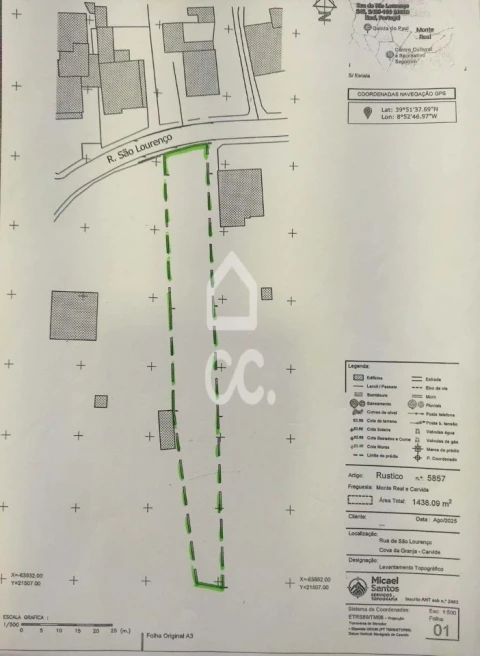 Terreno para Venda em Monte Real e Carvide