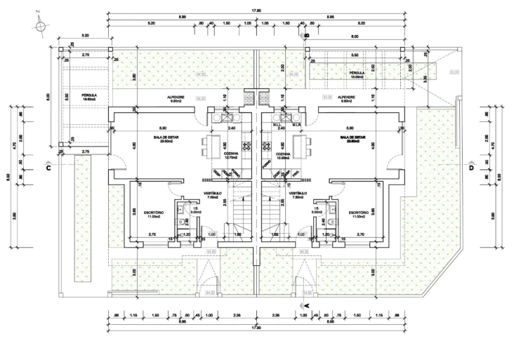 Moradia T4 para Venda em Fernao Ferro Planta 1