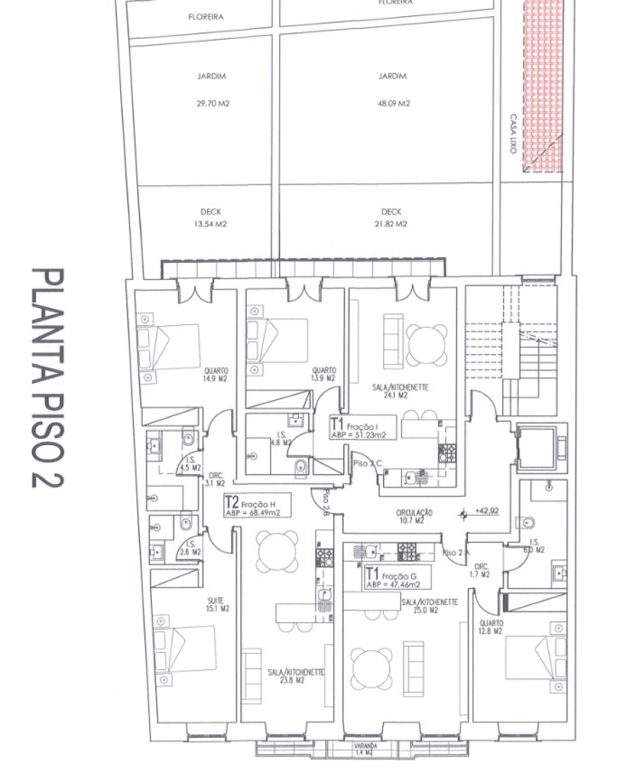 Apartamento T2 para Venda em Arroios Planta 1