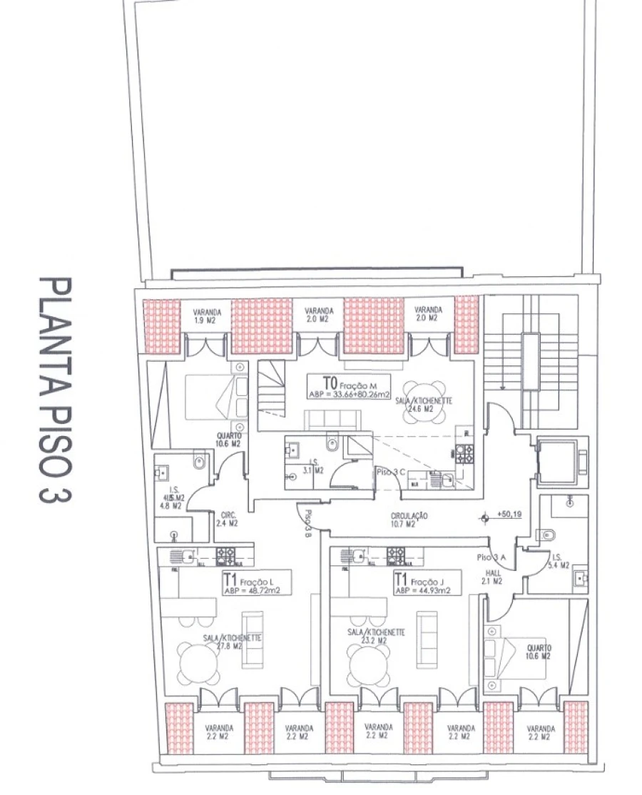 Apartamento T1 para Venda em Arroios Planta 2