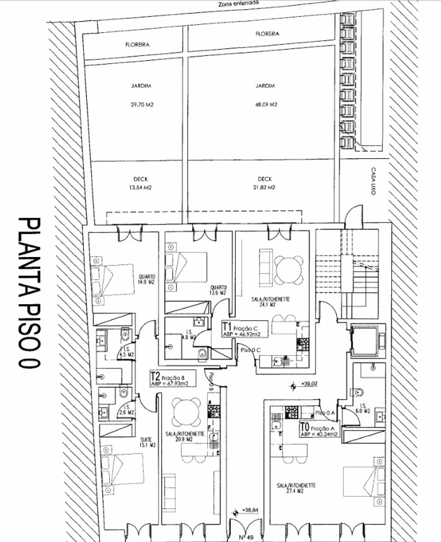 Apartamento T2 para Venda em Arroios Planta 1
