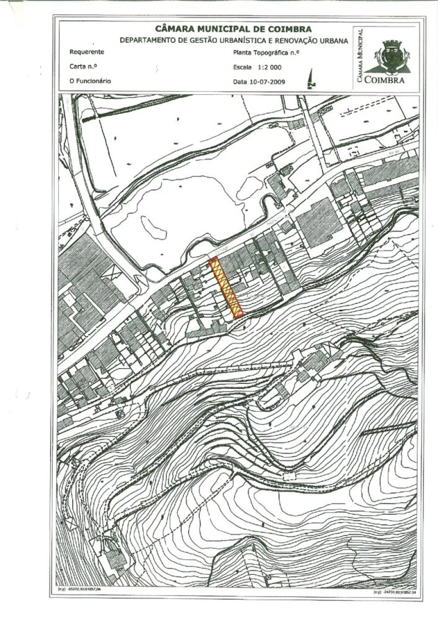 Terreno para Venda em Sé Nova, Santa Cruz, Almedina e São Bartolomeu Planta 1