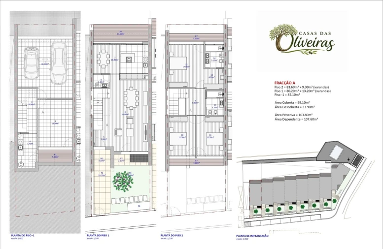 Moradia T3 para Venda em Gondomar (São Cosme), Valbom e Jovim Planta 1