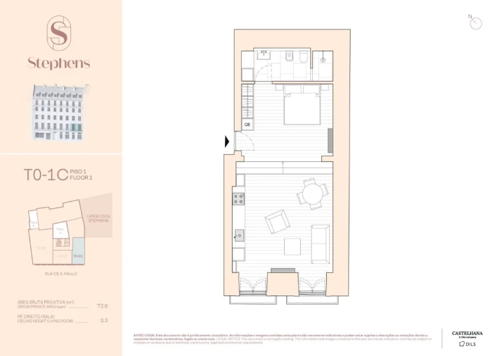 Apartamento para Venda em Misericórdia Planta 1