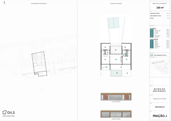 Apartamento T2 para Venda em São Francisco da Serra Planta 1