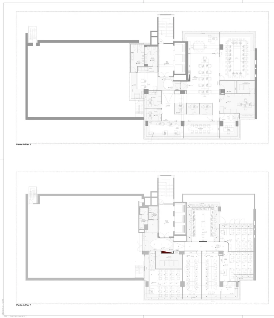 Escritório para Arrendamento em Campolide Planta 2