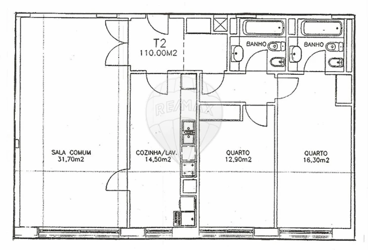 Apartamento T2 para Venda em Cidade da Maia Foto 7