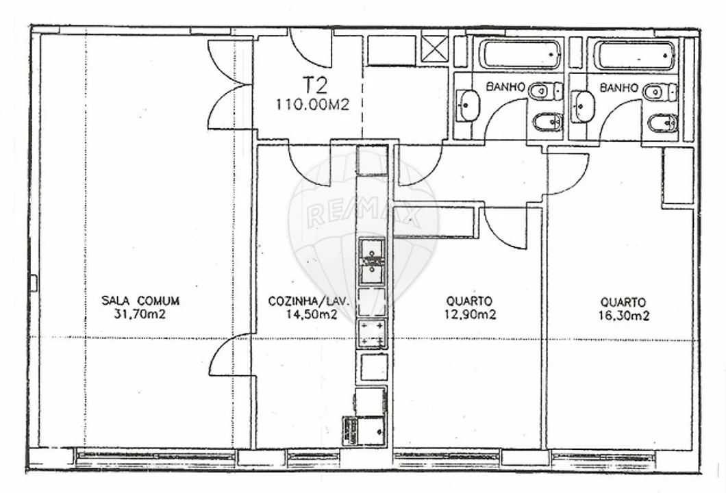 Apartamento T2 para Venda em Cidade da Maia Foto 7