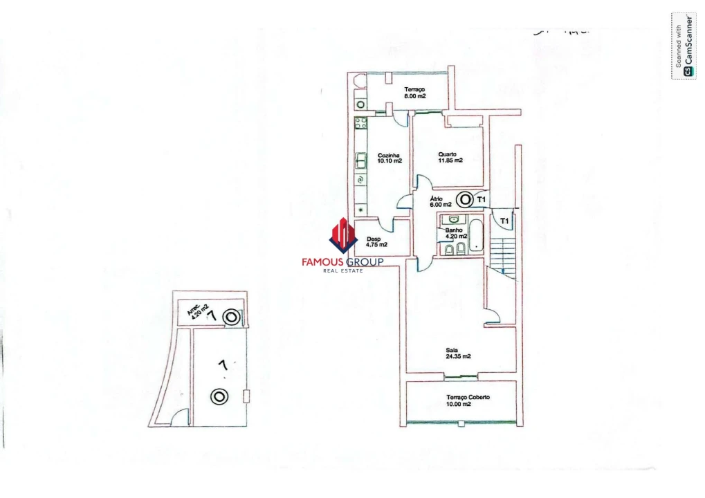 Apartamento T1 para Venda em Ferragudo Foto 32