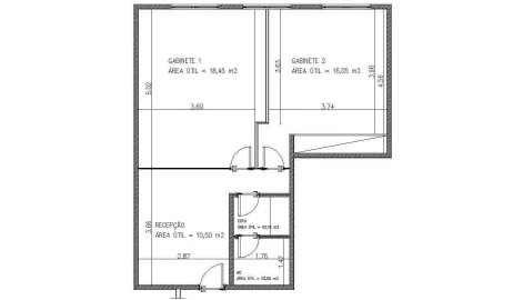 Escritório para Arrendamento em Santo António