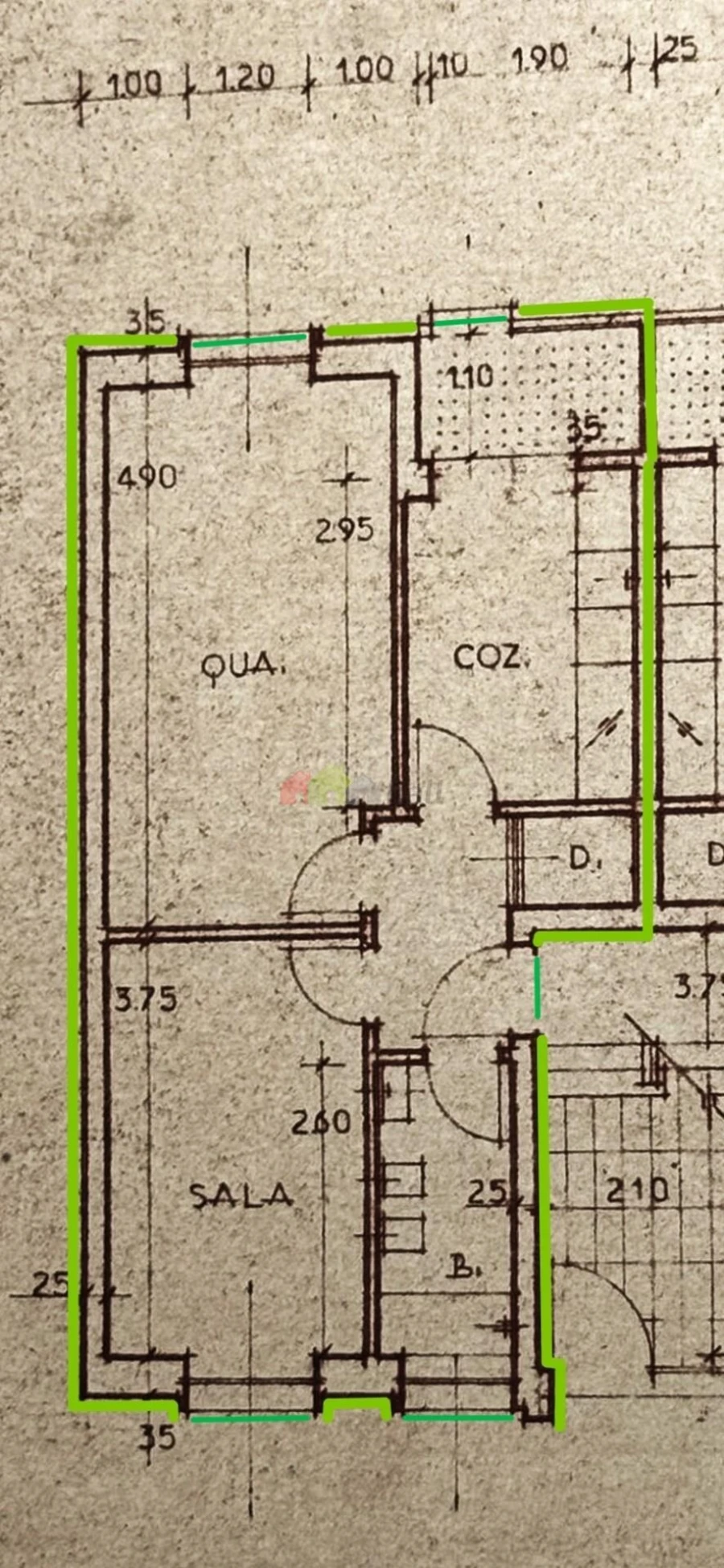 Apartamento T1 para Venda em Barreiro e Lavradio Planta 1