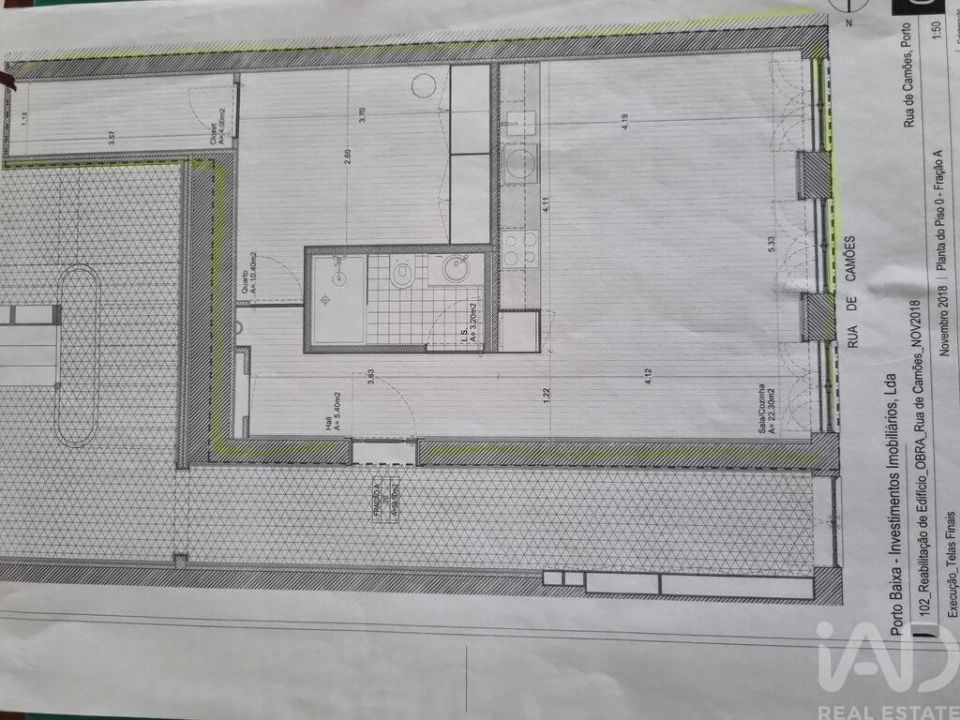 Apartamento T1 para Venda em Cedofeita, Santo Ildefonso, Sé, Miragaia, São Nicolau e Vitória Foto 15