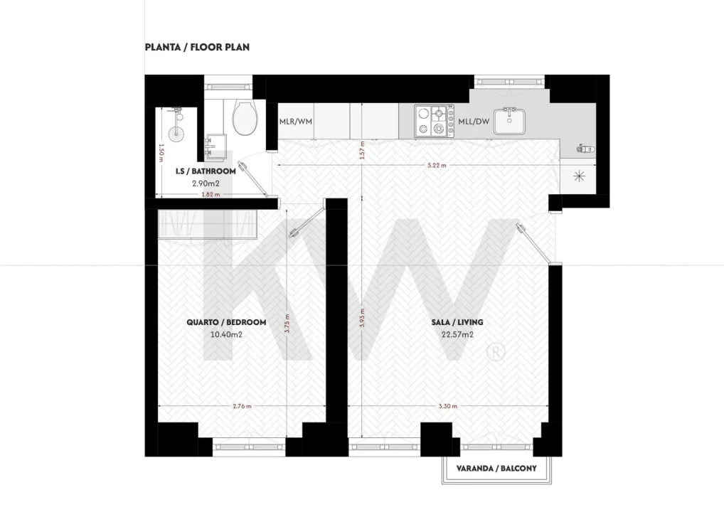 Apartamento T1 para Venda em Alvalade Foto 16