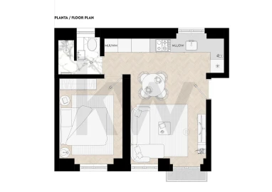Apartamento T1 para Venda em Alvalade