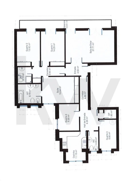 Apartamento T5 para Venda em Alvalade