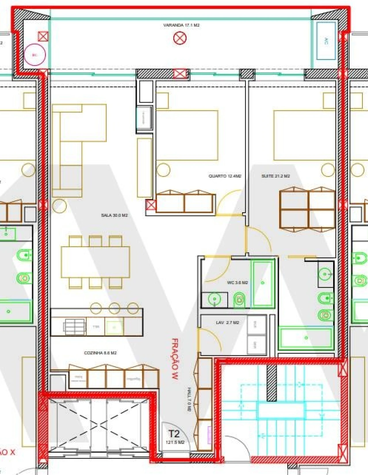 Apartamento T2 para Venda em Vila Verde e Barbudo Foto 17