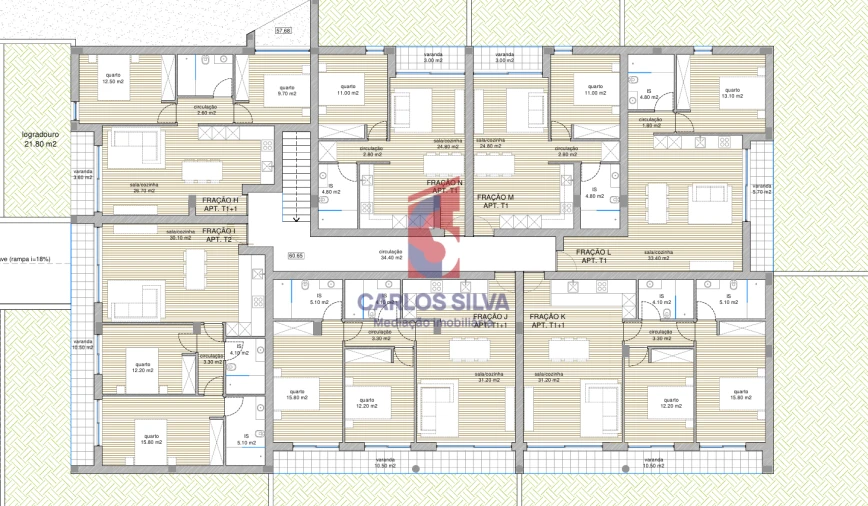 Apartamento T2 para Venda em Manhente Foto 9