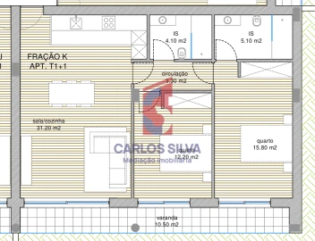 Apartamento T1 para Venda em Manhente