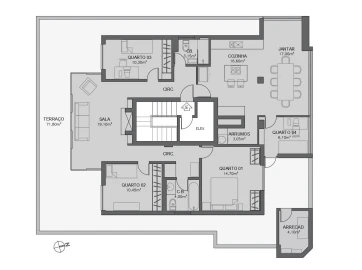 Apartamento T4 para Venda em Rio de Mouro