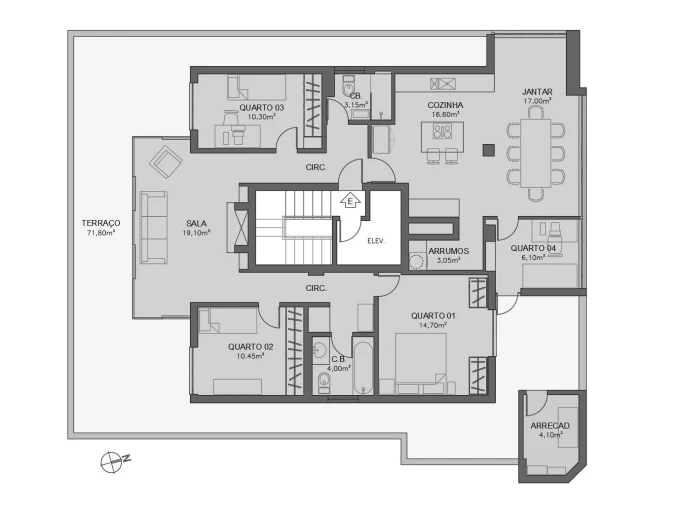 Apartamento T4 para Venda em Rio de Mouro Foto 32