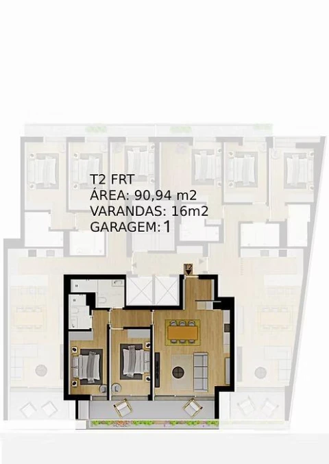 Apartamento T2 para Venda em Loures