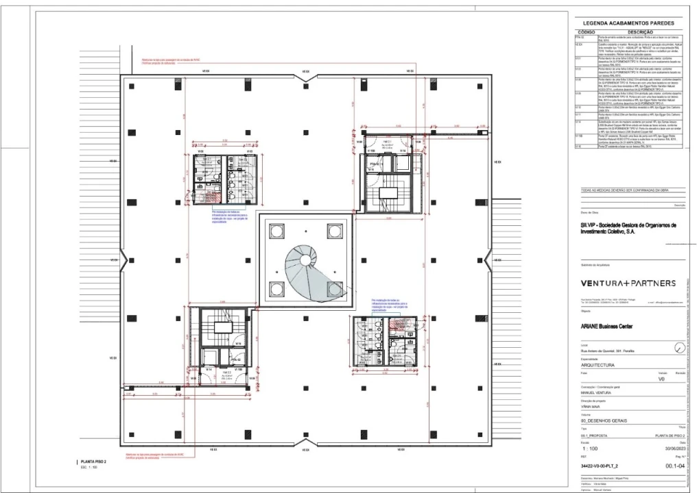 Escritório para Arrendamento em Perafita, Lavra e Santa Cruz do Bispo Planta 2